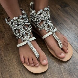 COPY - Rhinestone Studded Sandal Vintage by Jeffery Campbell